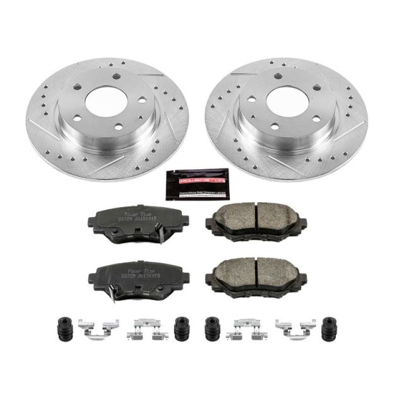 Power Stop 14-16 Mazda 3 Rear Z23 Evolution Sport Brake Kit Brake Kits - Performance D&S PowerStop