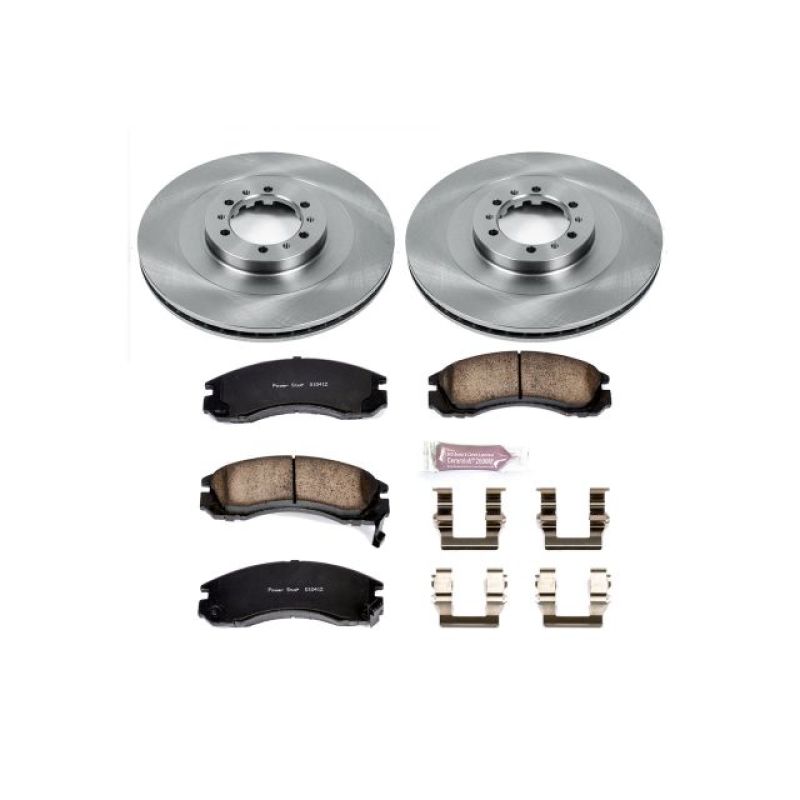 Power Stop 00-04 Mitsubishi Montero Sport Front Autospecialty Brake Kit Brake Kits - OE PowerStop