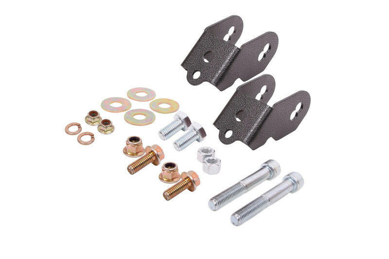 BMR Suspension 15-18 Ford Mustang S550 Rear Camber Adjustment Lockout Kit - Black Hammertone Camber Kits BMR Suspension