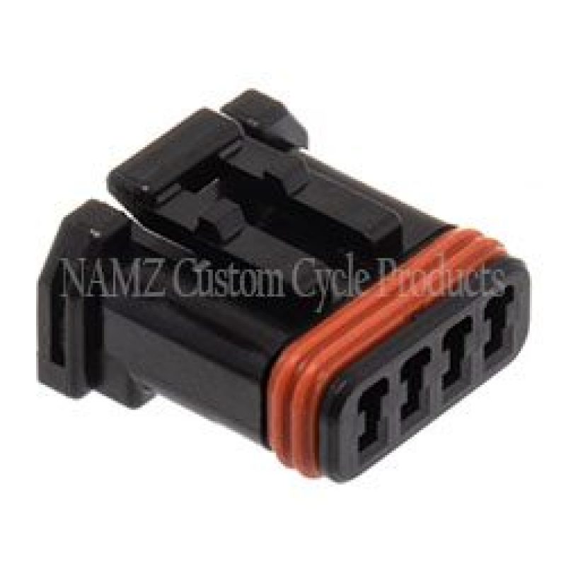 NAMZ JAE MX-1900 4-Position Female Black Socket Housing (HD 72908-11) Wiring Connectors NAMZ