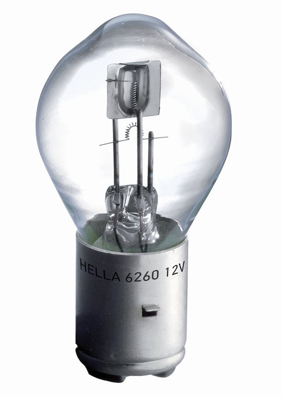 Hella Bulb 6260 12V 60/60W Ba20D B11 S2 Bulbs Hella