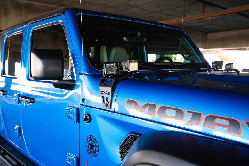 DV8 Offroad 20-22 Jeep JL 392/ Jeep JT Mojave Edition Dual Pod Light Mounts Light Mounts DV8 Offroad