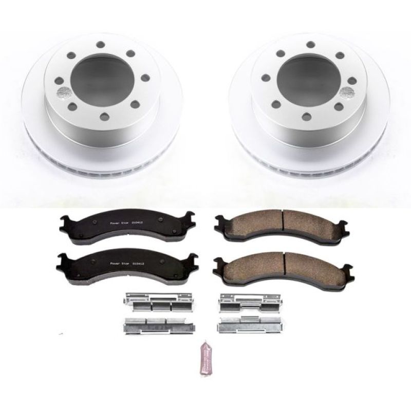 Power Stop 00-02 Dodge Ram 2500 Front Z17 Evolution Geomet Coated Brake Kit Brake Kits - Performance Blank PowerStop