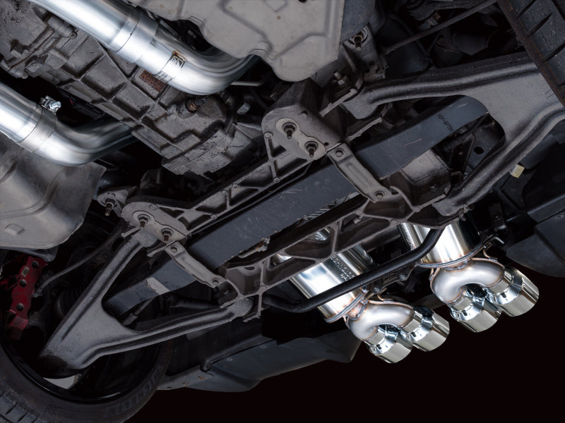AWE Tuning C6 Chevrolet Corvette Z06/ZR1 Touring Edition Axle-Back Exhaust w/ Chrome Silver Tips Axle Back AWE Tuning