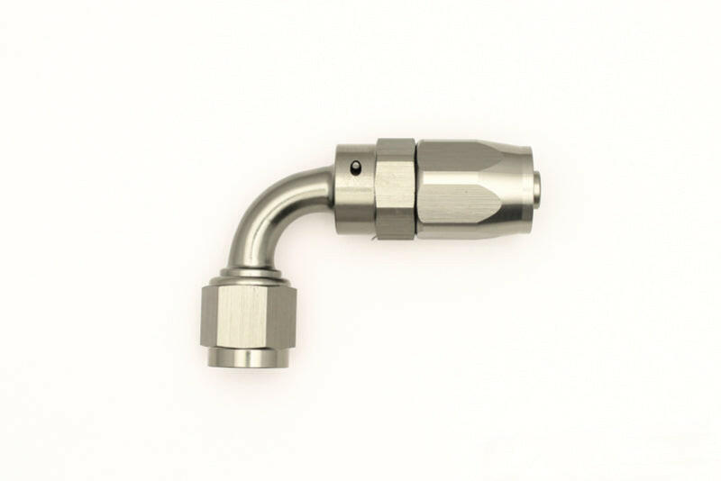 DeatschWerks 6AN Female Swivel 90-Degree Hose End CPE Fittings DeatschWerks