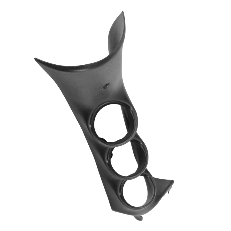 Autometer 07-12 Chevy Silverado/Duramax / 07-12 GMC Sierra/Duramax w/ Speaker Blk Triple Pillar Pod Gauge Pods AutoMeter