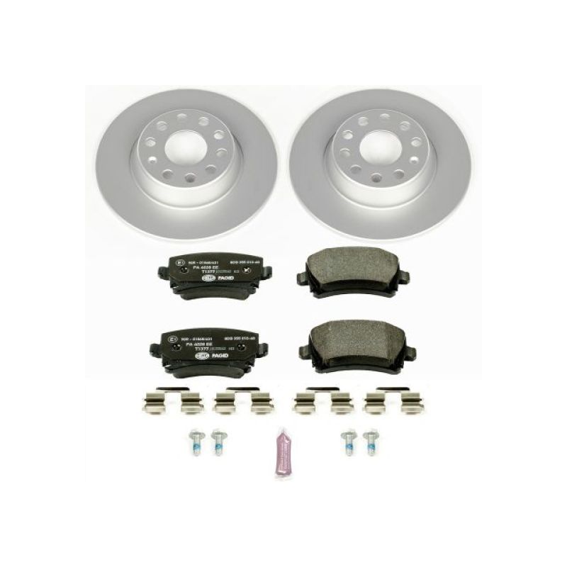 Power Stop 06-09 Audi A3 Rear Euro-Stop Brake Kit Brake Kits - OE PowerStop