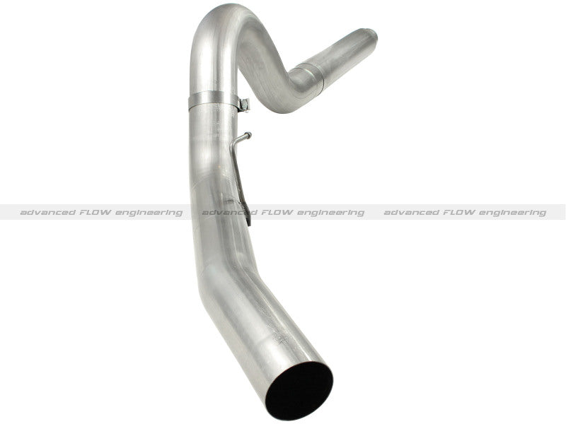 aFe MACHForce XP 5in DPF-Back Stainless Steel Exh Sys, No tip, Ford Diesel Trucks 08-10 V8-6.4L DPF Back aFe