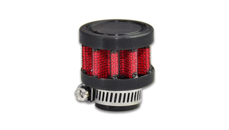 Vibrant Crankcase Breather Filter 35mm OD / 5/8in. (15mm) Inlet ID / 1.5in. Tall Air Filters - Universal Fit Vibrant