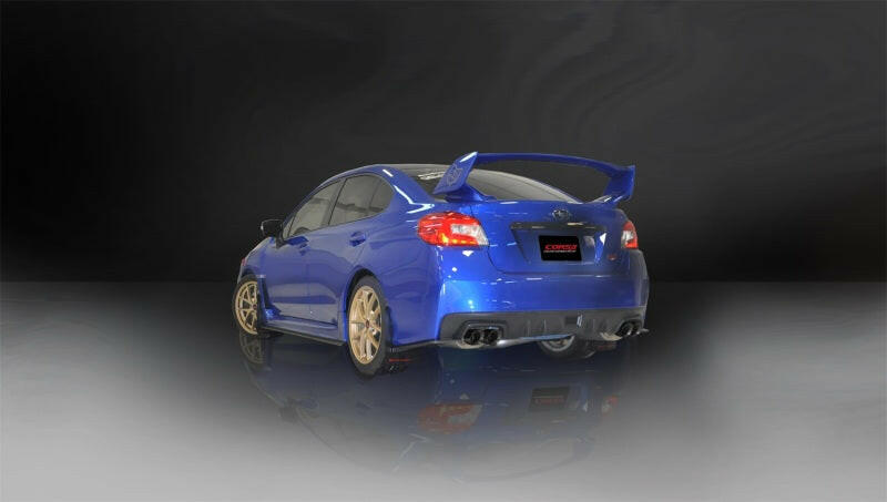 Corsa 2015-2021 Subaru WRX Cat Back Exhaust Black Quad 3.5in Tips *Sport* Catback CORSA Performance