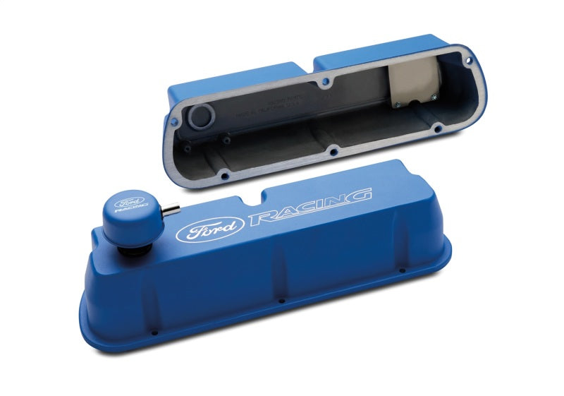 Ford Racing Blue Satin Valve Covers Valve Covers Ford Racing