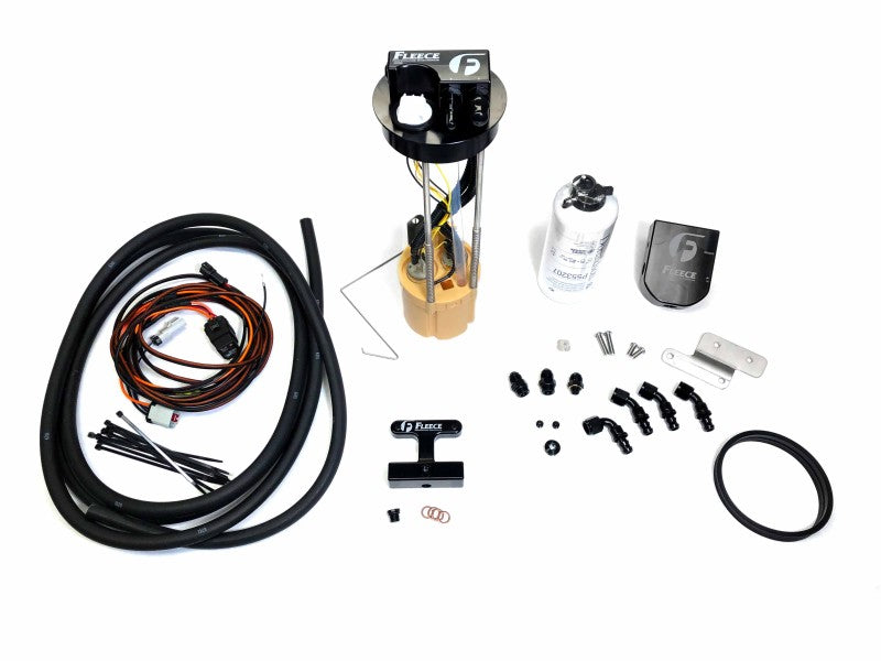 Fleece Performance 03-04 Dodge Cummins Fuel System Upgrade Kit w/ PowerFlo Lift Pump Fuel Pump Hangers Fleece Performance
