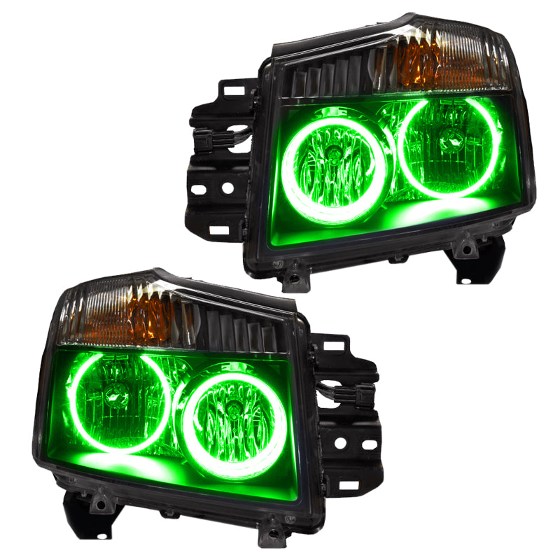 Oracle 08-15 Nissan Titan SMD HL - ColorSHIFT w/ BC1 Controller Headlights ORACLE Lighting