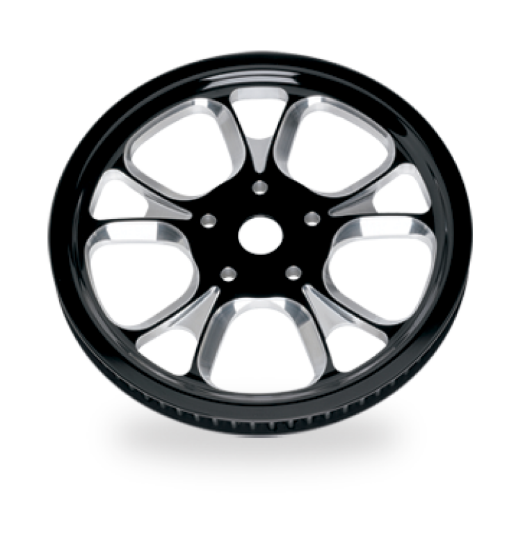 Performance Machine Belt Pulley 66T x 1in Galaxy - Contrast Cut Platinum Sprockets Performance Machine