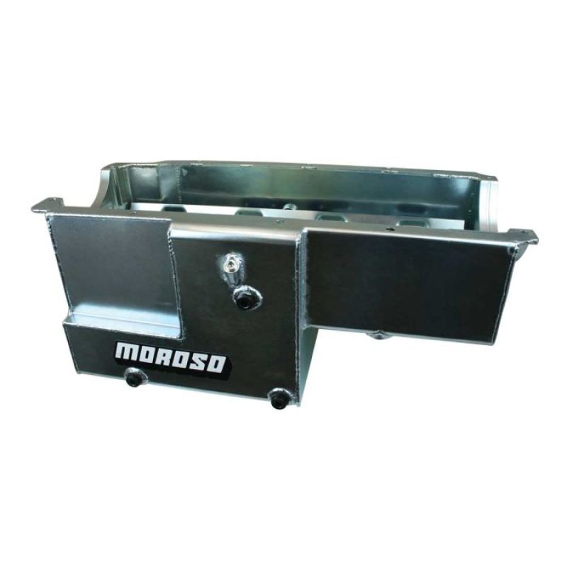 Moroso BBC Marine Full Fabricated 10in Deep Sump Oil Pan Oil Pans Moroso