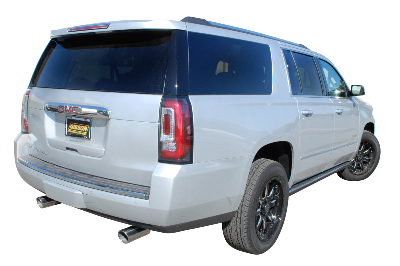 Gibson 14-19 Cadillac Escalade ESV Base 6.2L 3.5in/2.25in Cat-Back Dual Split Exhaust - Stainless Catback Gibson