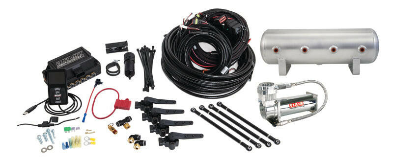 Air Lift Performance 3H (3/8 Air Line 2.5 Gal Raw Aluminum Tank VIAIR 444C Comp) Suspension Controllers Air Lift