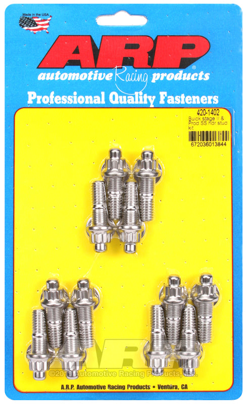 ARP Buick Stage II & Prod SS header stud kit Hardware Kits - Other ARP