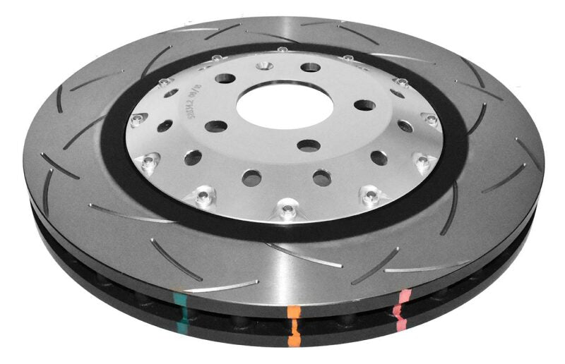 DBA Audi R8/RS5 F T3 5000 Series Slotted Front Rotor - Silver Hat Brake Rotors - 2 Piece DBA
