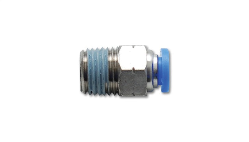 Vibrant Male Straight Pneumatic Vacuum Fitting 1/4in NPT Thread for use with 3/8in 9.5mm OD tubing Fittings Vibrant