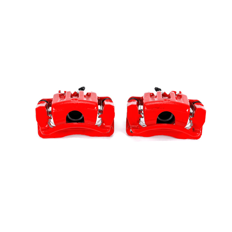 Power Stop 12-15 Chevrolet Captiva Sport Rear Red Calipers w/Brackets - Pair Brake Calipers - Perf PowerStop