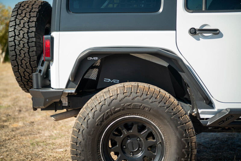 DV8 Offroad 07-18 Jeep Wrangler JK Rear Inner Fender - Satin Black Fenders DV8 Offroad