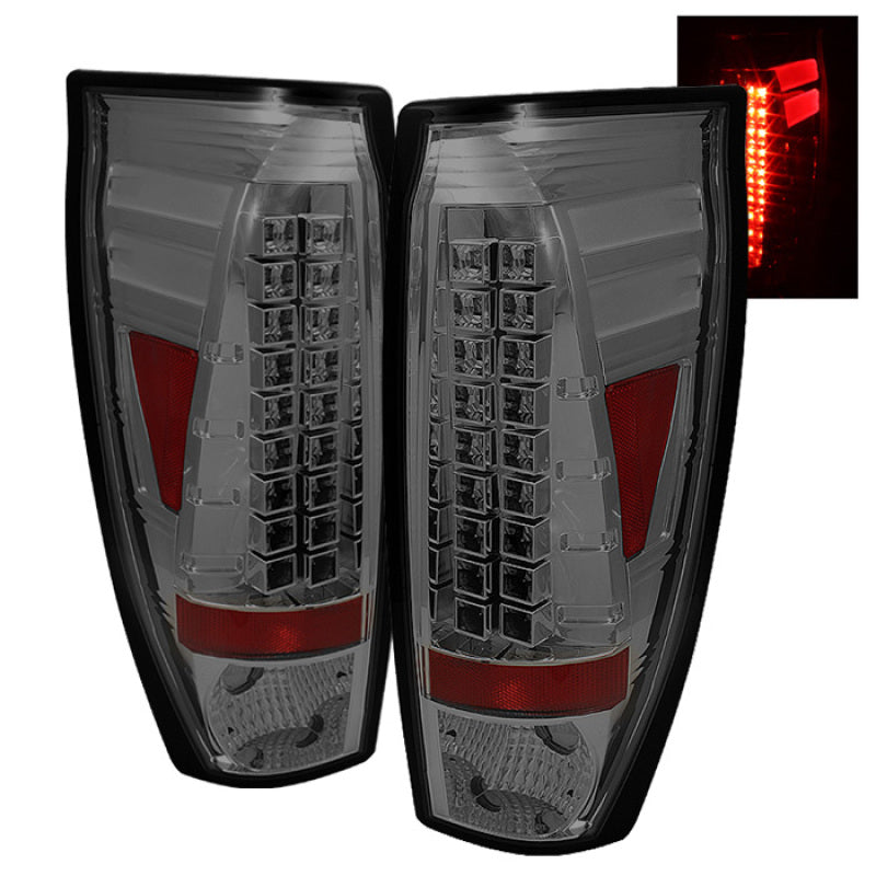 Spyder Chevy Avalanche 02-06 LED Tail Lights Smoke ALT-YD-CAV02-LED-SM Tail Lights SPYDER