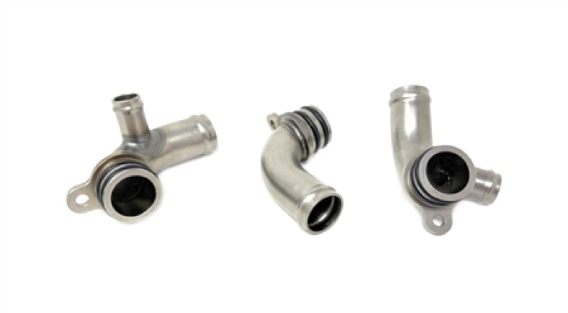 Torque Solution Engine Coolant Pipe Kit: Porsche 997 Turbo / GT2 / GT2RS Coolant Reservoirs Torque Solution