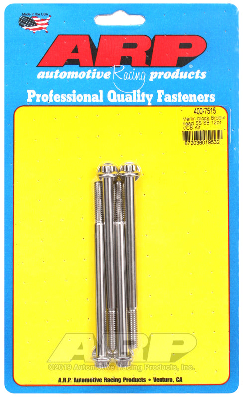 ARP Merlin block, Brodix head SB 12pt valve cover bolt kit Hardware Kits - Other ARP