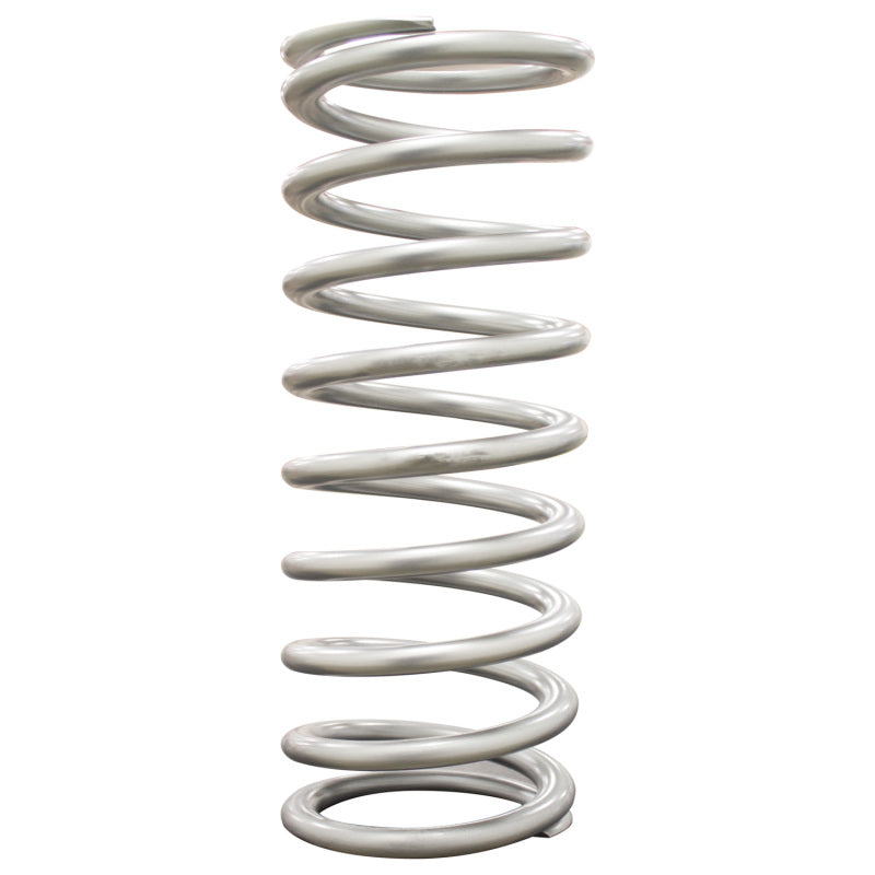 QA1 2-1/2in ID High Travel Spring - 12in Length x 110lbs/in - Silver Powder Coated Coilover Springs QA1