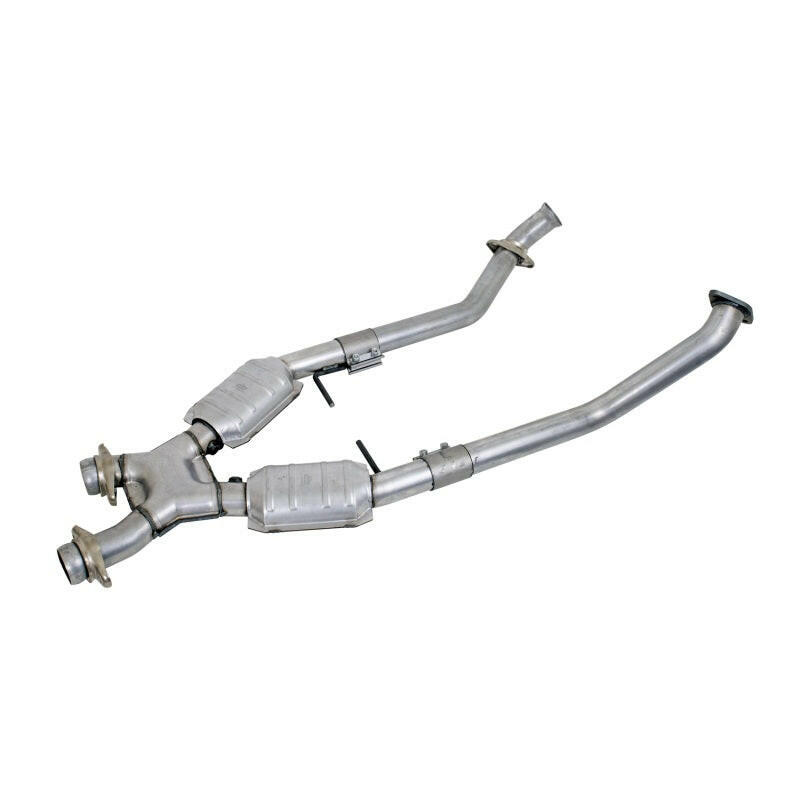 BBK 96-98 Mustang 4.6 GT High Flow X Pipe With Catalytic Converters - 2-1/2 Catback BBK