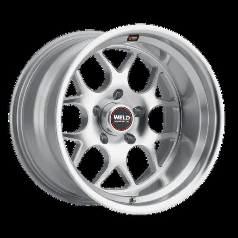 Weld Solana 20x9.5 / 5x120.65 / ET0 / 5.25 BS / 78.1 Bore - Gloss Silver Machined Wheel Wheels - Cast Weld