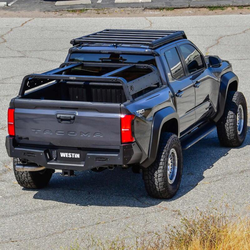 Westin 2024 Toyota Tacoma Double Cab Mesa Roof Rack - Textured Black Roof Rack Westin