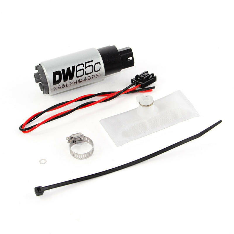 DeatschWerks 88-91 BMW 325i DW65C 265lph Compact Fuel Pump w/ Install Kit (w/o Mounting Clips) Fuel Pumps DeatschWerks