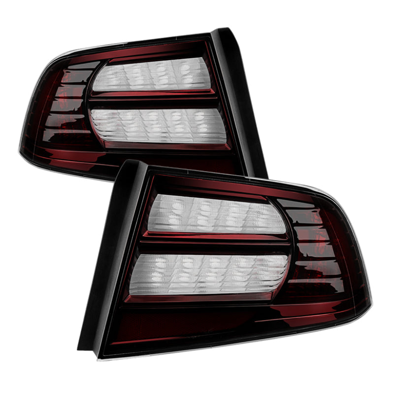 xTune Acura Tl 04-08 OEM Style Tail Lights Red Smoked ALT-JH-ATL07-OE-RSM Tail Lights SPYDER