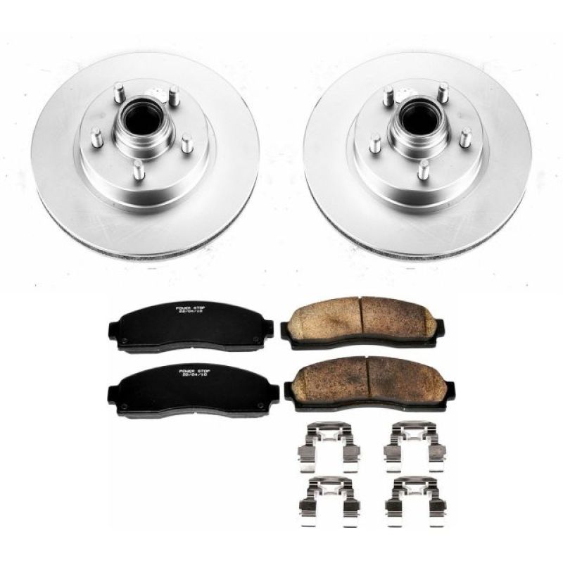 Power Stop 03-09 Ford Ranger Front Z17 Evolution Geomet Coated Brake Kit Brake Kits - Performance Blank PowerStop