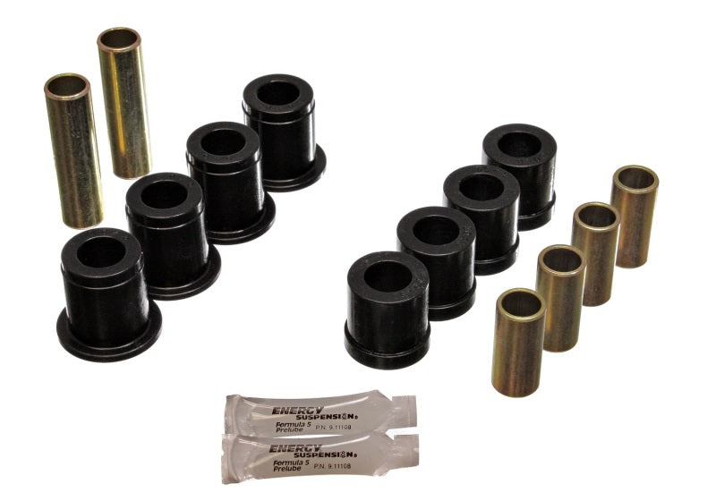 Energy Suspension 87-95 Nissan Pathfinder 2WD/4WD Black Front Control Arm Bushing Set Bushing Kits Energy Suspension