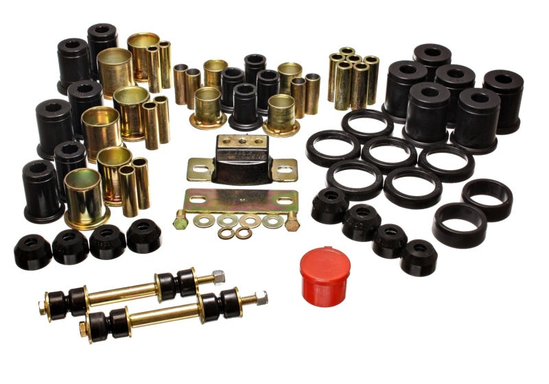 Energy Suspension 80-90 Chevrolet Belair/Biscayne/Caprice/Impala/Station Wagon Black Hyper-flex Mast Bushings - Full Vehicle Kits Energy Suspension
