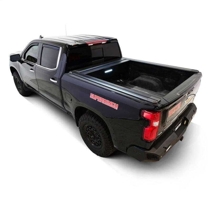 Westin 19-26 Chev/GMC Silverado/Sierra 1500 5ft 8in Bed Electric Retractable Tonneau Cover - Black Tonneau Covers - Retractable Westin