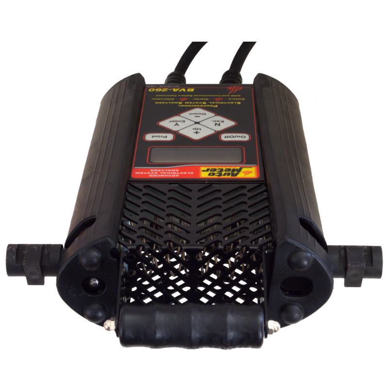 Autometer Handheld Electrical System Analyzer w/120 Amp Load for 6V/12V App w/ PR12 Printer Kit/Case Battery Chargers AutoMeter