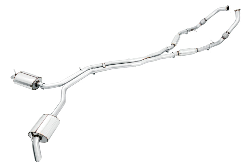 AWE Tuning Audi B9 SQ5 Non-Resonated Touring Edition Cat-Back Exhaust - No Tips (Turn Downs) Catback AWE Tuning