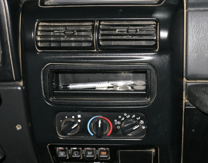 Tuffy Stereo Dash Cutout Tray Black Cargo Boxes & Bags Tuffy Products