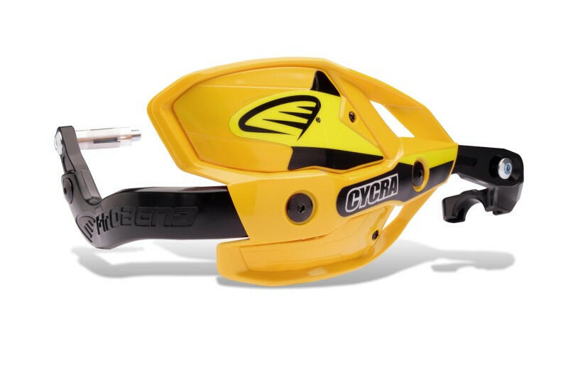 Cycra Probend Ultra w/HCM Clamp 7/8 in. - Husky Yellow Hand Guards Cycra