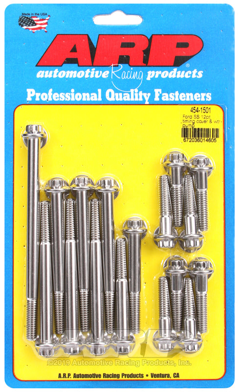 ARP Ford SS 12pt Timing Cover and Water Pump Kit Hardware Kits - Other ARP