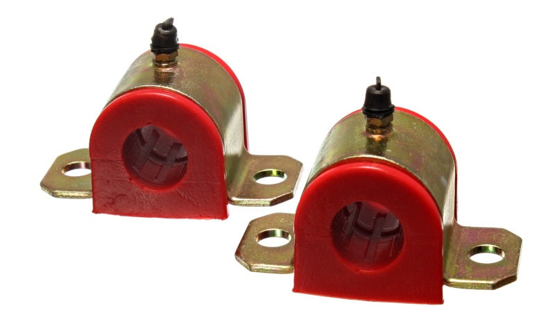 Energy Suspension 7/8in Rear Swaybar Bushing Set - Red Bushing Kits Energy Suspension