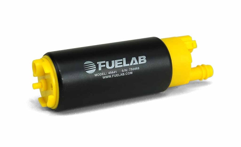 Fuelab 494 High Output In-Tank Electric Fuel Pump - 340 LPH In Offset From Out Fuel Pumps Fuelab