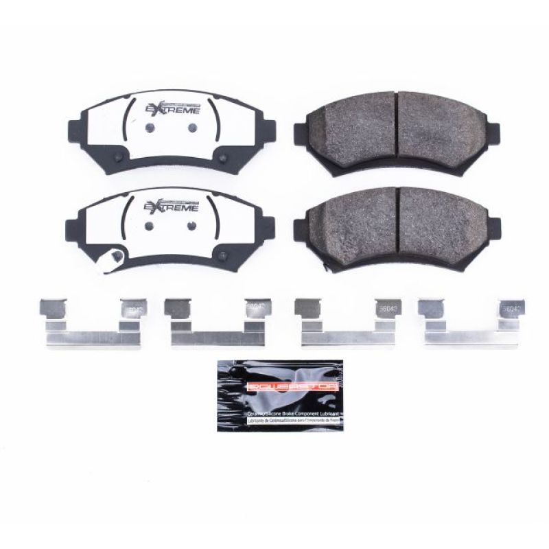 Power Stop 97-05 Buick Century Front Z26 Extreme Street Brake Pads w/Hardware Brake Pads - Performance PowerStop