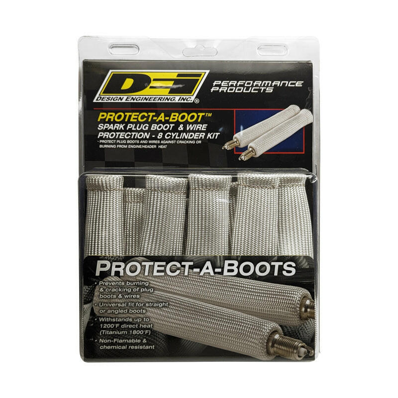 DEI Protect-A-Boot XL- 8in - 8-pack - Silver Thermal Sleeves DEI