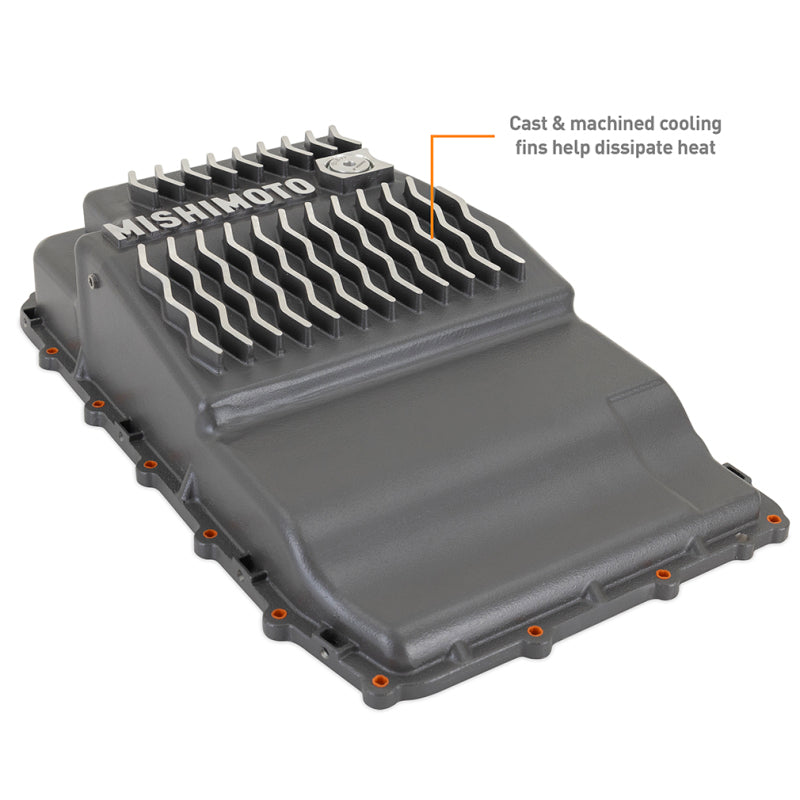 Mishimoto 2021+ Bronco 10R60 19+Rgr 17+F150 18+Mus 10R80 Trans Pan - GR Transmission Pans Mishimoto