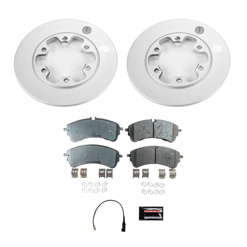 Power Stop 2021 Ford Transit-150 Rear Z17 Coated Brake Kit Brake Kits - Performance Blank PowerStop